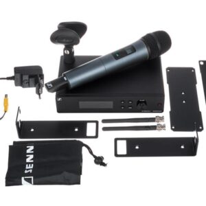 El Sennheiser XSW 2-835 es un micrófono inalámbrico de alta calidad con cápsula cardioide, sonido claro y alcance confiable, ideal para presentaciones en vivo y eventos.