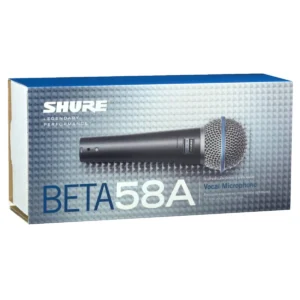 El Shure Beta 58A es una elección confiable para profesionales que buscan un micrófono de calidad superior con excelente rechazo de ruido, claridad vocal y durabilidad en cualquier entorno de actuación.