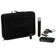 Micrófono Inalámbrico Shure BLX24/SM58 – Sistema inalámbrico con el icónico micrófono SM58, sonido cálido y claro, gran alcance y fácil configuración.