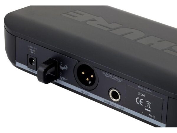 Micrófono Inalámbrico Shure BLX24/SM58 – Sistema inalámbrico con el icónico micrófono SM58, sonido cálido y claro, gran alcance y fácil configuración.