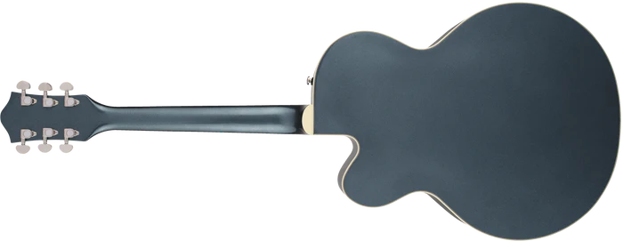 La guitarra eléctrica Gretsch G2420T Streamliner combina estilo clásico y modernidad. Con un cuerpo semi-hueco, pastillas Broad'Tron y un puente Bigsby, ofrece un tono rico y versátil ideal para rock, blues y más. Su diseño atractivo y cómoda tocabilidad la convierten en una opción perfecta para músicos que buscan calidad y estilo.