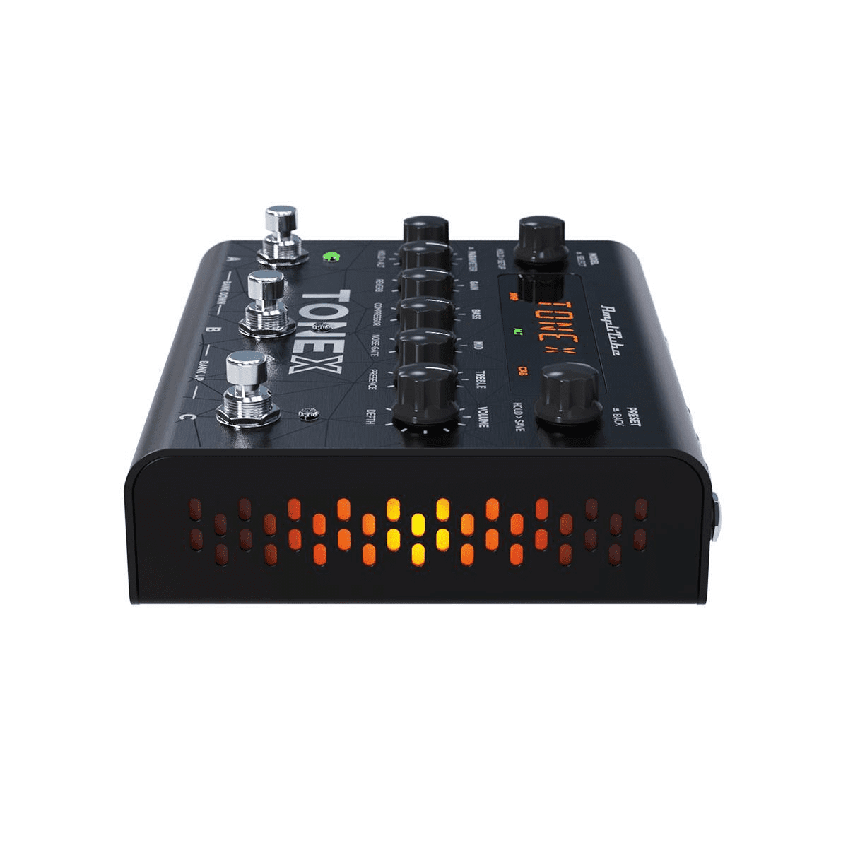 ChatGPT dijo: El pedal IK Multimedia TONEX ofrece modelado de tonos con IA, reproduciendo amplificadores y efectos con alta fidelidad. Incluye grabación USB y un diseño compacto y robusto.