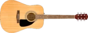 La Fender FA-115 es una guitarra acústica con cuerpo dreadnought, tapa de abeto laminado y diapasón de nogal, ideal para un sonido potente y equilibrado. Perfecta para principiantes y músicos avanzados.