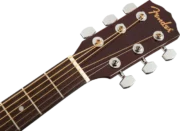 La Fender FA-115 es una guitarra acústica con cuerpo dreadnought, tapa de abeto laminado y diapasón de nogal, ideal para un sonido potente y equilibrado. Perfecta para principiantes y músicos avanzados.