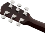 La Fender FA-115 es una guitarra acústica con cuerpo dreadnought, tapa de abeto laminado y diapasón de nogal, ideal para un sonido potente y equilibrado. Perfecta para principiantes y músicos avanzados.