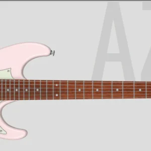 La Guitarra Electrica Rosada Ibanez AZES 40 es una guitarra eléctrica versátil y moderna, ideal para guitarristas de todos los niveles. Con cuerpo de álamo, mástil de arce y diapasón de jatoba, ofrece un tono equilibrado y cómodo. 
