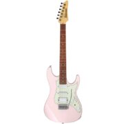 La Guitarra Electrica Rosada Ibanez AZES 40 es una guitarra eléctrica versátil y moderna, ideal para guitarristas de todos los niveles. Con cuerpo de álamo, mástil de arce y diapasón de jatoba, ofrece un tono equilibrado y cómodo. 