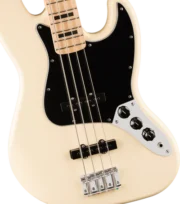 Fender Affinity Jazz Bass Activo – Bajo eléctrico de 4 cuerdas con electrónica activa, cuerpo de aliso, mástil de arce y pastillas Fender Ceramic Single-Coil. Sonido potente y versátil con ecualización de 2 bandas.