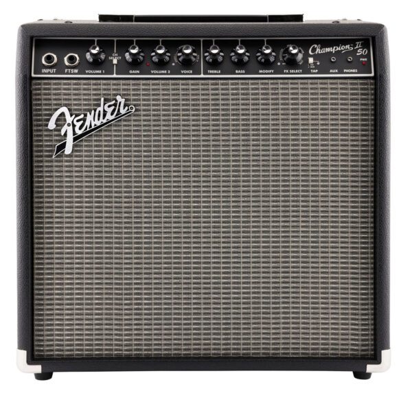 Amplificador de Guitarra Fender CHAMPION II 50 | 50W | 1x12" Celestion | Efectos integrados | Salida audífonos | Ideal para ensayo y directo