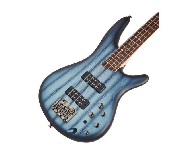 Bajo Eléctrico Ibanez SR300E 4 cuerdas SV Matte Bajo versátil y cómodo, con cuerpo de aliso y mástil de 5 piezas. Ideal para todo tipo de géneros.