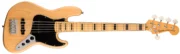 Bajo eléctrico de 5 cuerdas con diseño vintage '70s, pastillas alnico Fender-designed y tono clásico, ideal para estilos versátiles.