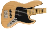 Bajo eléctrico de 5 cuerdas con diseño vintage '70s, pastillas alnico Fender-designed y tono clásico, ideal para estilos versátiles.