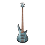 Bajo Eléctrico Ibanez SR300E 4 cuerdas SV Matte Bajo versátil y cómodo, con cuerpo de aliso y mástil de 5 piezas. Ideal para todo tipo de géneros.