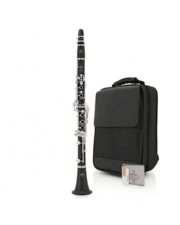 Clarinete Buffet Crampon Prodige BC2541-2-0GB en Sib, sistema Boehm 17/6. Fabricado en resina ABS con llaves niqueladas, incluye boquilla, estuche tipo mochila y accesorios. Ideal para estudiantes y academias. Sonido cálido y excelente afinación.