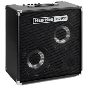 Amplificador Hartke HD 500 : combo de bajo 500W con parlantes HyDrive de 10", potente, portátil y profesional