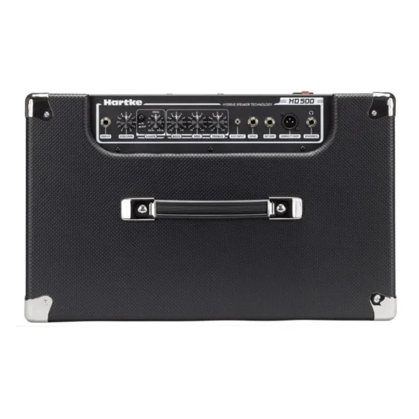 Amplificador Hartke HD 500 : combo de bajo 500W con parlantes HyDrive de 10", potente, portátil y profesional