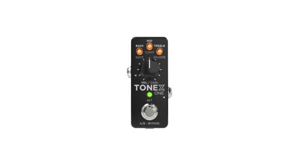Pedal compacto de modelado por IA con 3 presets, sonido profesional y compatibilidad total con TONEX. Ideal para escenario o estudio.
