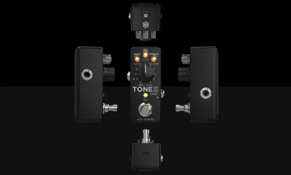 Pedal compacto de modelado por IA con 3 presets, sonido profesional y compatibilidad total con TONEX. Ideal para escenario o estudio.