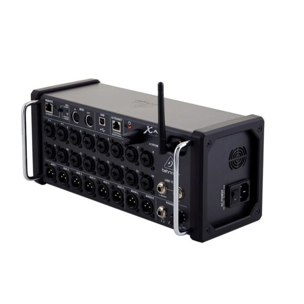 Behringer XR18 – Consola digital 18 canales con WiFi, interfaz USB y preamps MIDAS. Control por tablet.