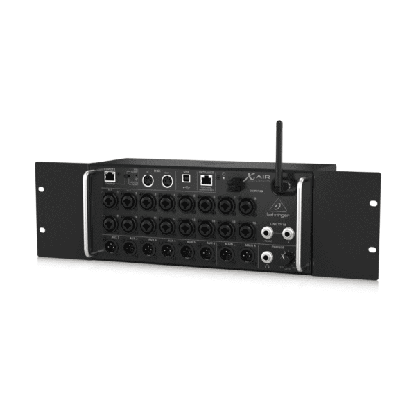 Behringer XR18 – Consola digital 18 canales con WiFi, interfaz USB y preamps MIDAS. Control por tablet.