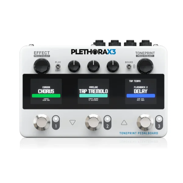 PEDAL MULTIEFECTOS TC ELECTRONIC PLETHORA X3 – 100 % ORIGINAL – ENVÍOS A TODO COLOMBIA
