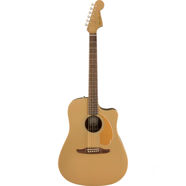 Guitarra Electroacustica Fender Redondo Player, diapasón de nogal, bronce satinado 0970713553