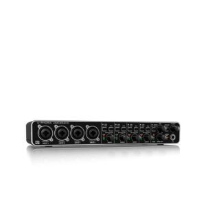 Estudio 4x4 Profesional: Cuatro preamplificadores Midas con calidad audiófila (24-Bit/192 kHz). Ideal para grabar bandas y podcasts complejos.