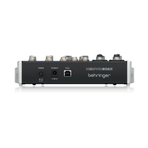 Calidad Clásica: Incorpora preamplificadores XENYX y ecualizadores estilo "Británico" de 3 bandas para un sonido cálido y profesional.