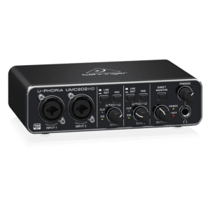 Audio Pro 2x2: Interfaz USB 2.0 con preamplificadores Midas. Graba a 24-Bit/192 kHz con sonido de estudio impecable y transparente.