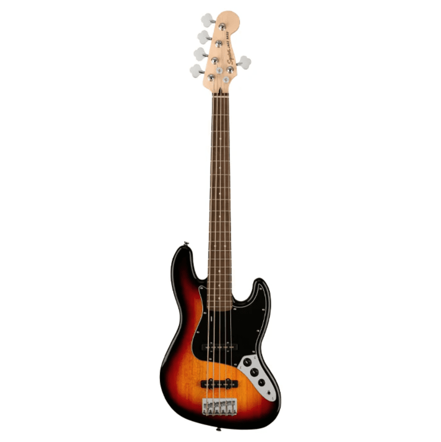 BAJO ELECTRICO SQUIER AFF JAZZ SUNBURST LAUR 5 CUERDAS