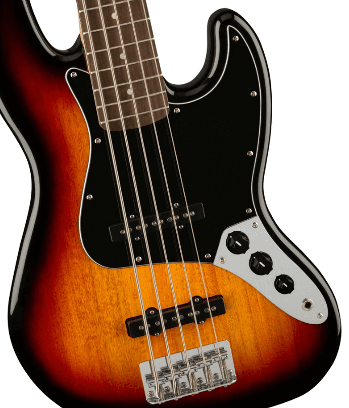 BAJO ELECTRICO SQUIER AFF JAZZ SUNBURST LAUR 5 CUERDAS - Imagen 2
