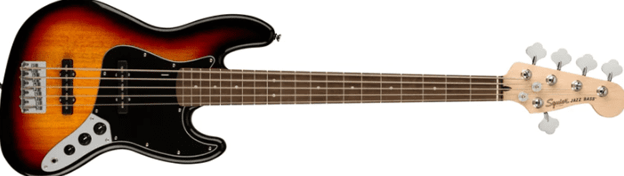 BAJO ELECTRICO SQUIER AFF JAZZ SUNBURST LAUR 5 CUERDAS - Imagen 3